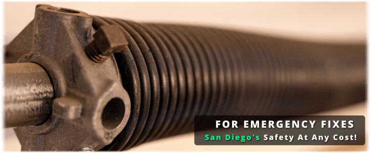 Broken Garage Door Spring San Diego